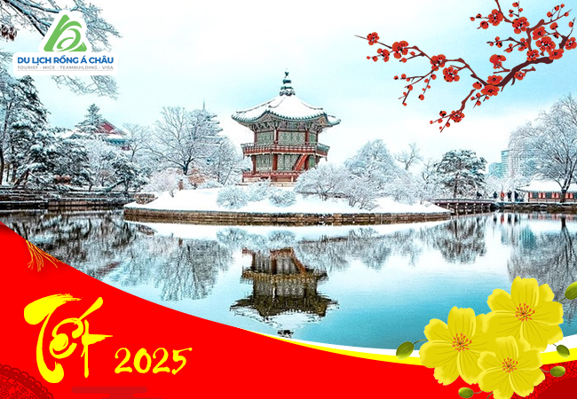 TOUR HÀN QUỐC: SEOUL -  STARFIELD - LOTTE WORLD 5 NGÀY 4 ĐÊM TẾT NGUYÊN ĐÁN 2025